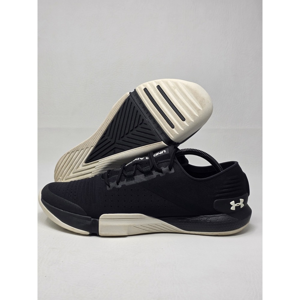 Under Armour TriBase Reign Shoes 3021289-004 Black Noir Mens Size 11 Pre-owned